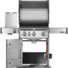 Grill gazowy Napoleon Rogue PRO 425 SIB z palnikiem bocznym na podczerwień, Stal Nierdzewna - obrazek 4