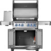 Grill gazowy Napoleon Rogue PRO-S 525 RSIB z palnikami bocznymi i tylnymi na podczerwień, Stal Nierdzewna - obrazek 5