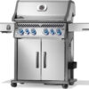 Grill gazowy Napoleon Rogue PRO-S 525 RSIB z palnikami bocznymi i tylnymi na podczerwień, Stal Nierdzewna - obrazek 4